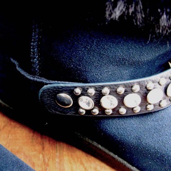 Canyon River Blues “Anita” Navy Suede Leather Women’s Boot Slippers Size 10M - Picture 3 of 6